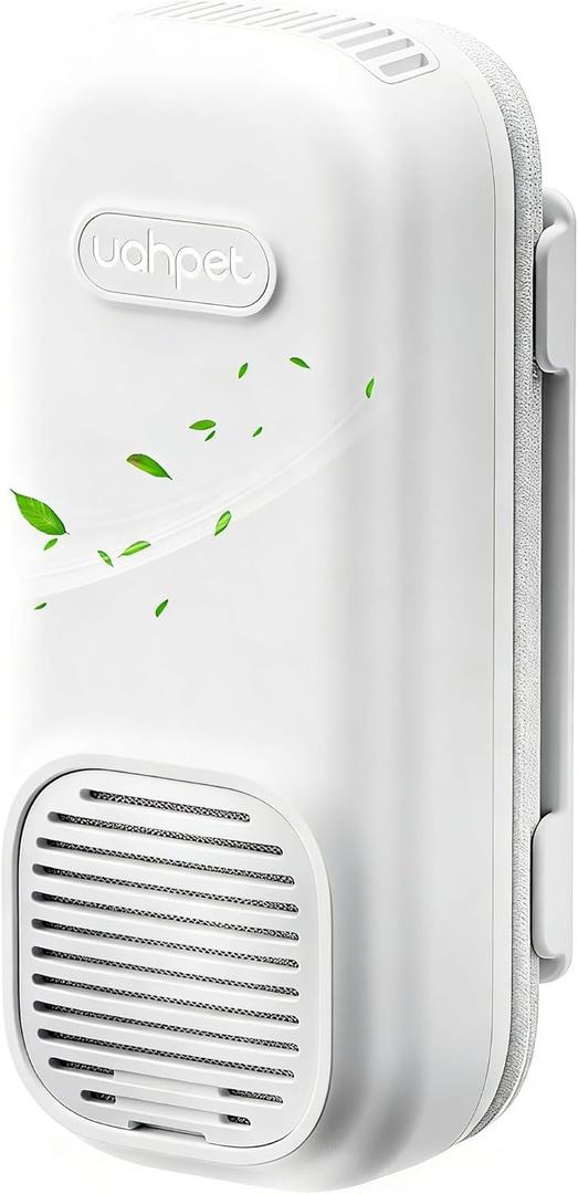 uahpet Bathroom Air Freshener, Plug in Air Purifier with Negative Ion, Nano & Fan-Powered, No Scent & No Refills Triple Home Deodorizer for Toilet, Bathroom, Kitchen, Garage Odors (1 Pack)