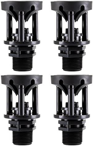 4 Pack Wobbler Irrigation Sprinkler, 1/2 inch Water Saving Wobbler Sprinkler Head, 46 to 79 ft Spray Distance Garden Wobblers for Irrigation Medium Lawn, Yard and Areas