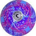 American Challenge Paisley Soccer Ball  Sizes 5, 4 & 3  Youth & Adult Training Soccer Ball for Practice, Games & Grass Fields (Blue)