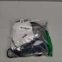 ZAFUL Women Strapless Textured Bandeau Bikini 2 Piece Swimwear Cheeky Solid Lace up Bathing Suits (Large, 1-black Wave)