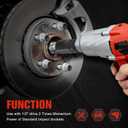 6 Pack 1/2" Crank Bolt Socket Set,17MM, 19MM, 21MM, 22MM, 24MM 27MM, Harmonic Balancer Socket Set, 3 Times Momentum Power of Standard Impact Socket Set,Crank Bolt Removal Tool