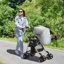 Jeep Unlimited Reversible Handle Stroller, Grey Tweed