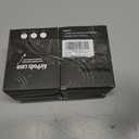 6 x R-fun for AirPods 3 Case Cover with Lock & Cleaning Kit, Keychain, Magnetic Lid, Compatible with AirPods 3rd Generation 2021 Protective Case, Support Wireless Charging, Black