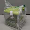 septillar Bird Feeder and Bath for Cage, Hanging Bird Bathtub Bath Shower Box Bowl, Bird Cage Accessories Suitable for Small Medium Birds, Parrots, Lovebirds, Finches, Parakeets, Mannikin (Green)