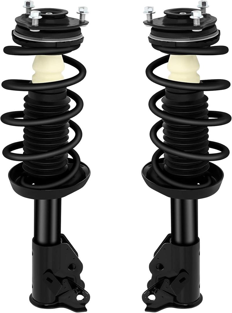 Front Complete Struts Coil Spring Assembly Compatible for Honda for Civic 2006-2011, Set of 2 Shock Absorbers 172285 172284
