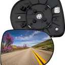 Passenger Side Mirror Replacement for Lexus RX350 2010-2015, RX450h 2010-2015 - Right Side Mirror Glass, Rear View Mirrors Glass with Power Heated