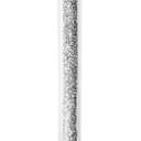 Silver Paper Towel Holder Stand, Countertop Paper Towel Roll Dispenser Holders with Cube Base, Tissue Counter Filled with Sparkly Crystal Crushed Diamond House Decor for Kitchen Bathroom, Heavy Weight