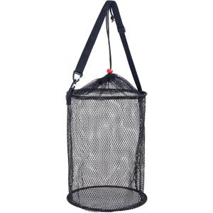 5 Gallon Collapsible Mesh Bucket for Live Fishing Bait, Live Bait Holder, Minnow Bucket, Fishing Bait Trap to Keep Minnows, Small Fishing Basket for Caught Fish