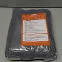 LOOBANI 2 Packs Extra Large Reusable Dog Mat for Floor, Non-Slip Washable Pee Pad for Dogs, Fast Absorbent Pet Whelping Pads, Puppy Playpen Mat for Incontinence, Housebreak, Crate, 48x48in, Gray