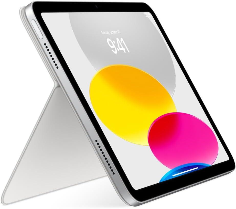  for iPad 10th Generation Case with Keyboard 10.9" 2022 & 11th (A16) 2025, Touch Trackpad Keyboard Case for 11/10th Generation-360 Rotate,Pencil Holder, Keyboard for iPad 10th Gen, White