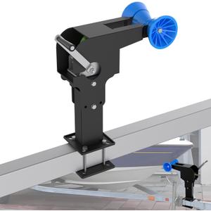 Heavy Duty Adjustable Boat Trailer Winch Stand with Towing Winch, Boat Winch Mount for 3" to 4" W x 4" H Trailer Tongue, Boat Trailer Winch Post for Boats with Bow in 14" to 22" H