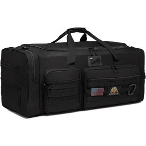 130L Extra Large Duffle Bag for Men, Heavy Duty Duffle Bag for Travel, Large Sports Gym Equipment Bag for Hockey Football Baseball Soccer Basketball & Drum Hardware