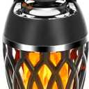 Vanten Outdoor Bluetooth Speakers, Bluetooth 5.0 Led Flame Speaker, IPX5 Waterproof Flame Torch Atmosphere Speaker, Patio Speakers Gifts for Men Women, Decorations for Party Garden Home