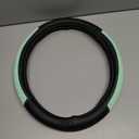 Skechers Steering Wheel Cover,Max Cushioning Leather Steering Wheel Cover Universal Fit 14" 1/2-15" Car Wheel Protector for Men Women Fit Suvs,Vans,Sedans,Car,Trucks,Mint