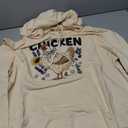 SFHFY Chicken Sweatshirt for Women: Chicken Mom Shirt Lightweight Animal Lover Hoodie Drawstring Country Farm Tops Apricot,XL