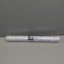 Pure White Window Privacy Film Decorative Pattern Design, Removable Frosted Glass Window Film Cling for Glass Window Door, Abstract Floral ( 78.74" x 17.7")