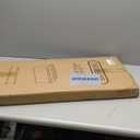 Youdesure White Folding Storage Ottoman Bench, Faux Leather Footrest for Living Room, Ottoman with Storage Padded Seat for Bedroom, Holds up to 350lbs