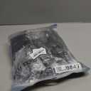 CHARMKING Compression Socks for Women & Men Circulation (8 Pairs) 15-20 mmHg is Best Support for Athletic Running,Cycling (Large-X-Large, 02 Black/Black/Black/Black/Black/Black)