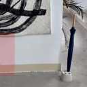 Home Decoration White Concrete Quick Drying Long-Handled Umbrella Storage Stand