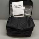 Truckiipa Custom for Chevy Silverado Seat Covers 1500 Full Set Leather Seat Covers Fit for 2014-2018 Chevy Silverado GMC Sierra 1500, 2015-2019 2500HD 3500HD Double Crew Extended Cab, Full Set, Black