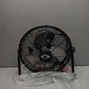 Tech Drive Floor Fan,12 Battery Fan with Metal Blade and 360 Adjustable Tilting, Portable Operated,DC 5V Rechargeable Cordless Fan for Indoor and Camping Travel Outdoor,Power cord Not included