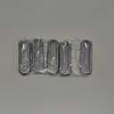 5 Pack Stick on Handle 4 inch Adhesive Handles Gray barn Door Finger pulls for Window Modern Self Adhesive Closet Drawer pulls Adhesive Sliding Shower Glass Door pulls Balcony