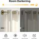 Curtain Rods 36-88 Inch, Antique Bronze Wrap Around Blackout Curtain Rods for Windows, 1 Inch Adjustable Heavy Duty Room Darkening Window Treatment Rod for Bedroom, Living Room, Sliding Door