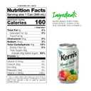 Kerns Tropical Fruit Nectar Juice Variety Pack - Mango Nectar & Peach Juice - Made from Fruit Puree for Smoothie Mix, Cocktail Mixers & Kids Drinks - 11.5oz, 12 Pack Canned Drinks (EXP 06/05/26)