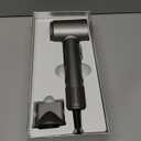 Hair Dryer, 1400W Professional High Speed Hairdryer for Fast Drying, 500 Million Negative Ionic Hair Dryer, 3 Speeds and 5 Temps with HD Display, Low Noise Blow Dryer for Home Salon (Grey)