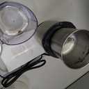SHARDOR Electric Coffee Grinder Herb Blade Grinder Spices Grinder with 2 Removable Stainless Steel Bowls, Silver