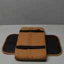 Upgraded Car Center Console Cover Microfiber Leather Armrest Cover Cushion with 2 Storage Bags&Universal Car Armrest Storage Box Universal Car Interior Accessory (2 Pockets, Orange)