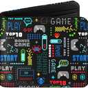 Bistup Boys Wallet Cute Leather Bifold Wallet Video Game for Teen Boys Cool Fun Credit Card Cash Id Holder Rfid Blocking Gamer Bi Fold Small Wallets With Coin Pocket Slim for Teens Youth Little Boy