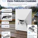 Starlink Mini Battery Pack 99Wh 27600mAh Portable Power Bank, Air Travel Friendly, 4H+ Runtime, 60W DC & 65W PD3.0 USB-C, IP65 Waterproof, Foldable Mount for RV Outdoor Emergency