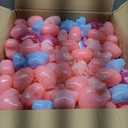 Heopeis Ball Pit Balls Stars and Hearts 100 200 500 1000 Plastic Balls for Toddlers Phthalate Free BPA Free Crush Proof Balls in Reusable Play Toys for Kids with Storage Bag Indoor Outdoor