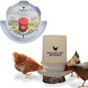 The Original Poultry Pro Waterer | DIY Chicken Waterer for Chicken Coop | Hands Free Poultry Waterer Suitable for Pigeons, Ducks, Chickens & Other Smaller Birds - Fits All 5 Gallon Buckets