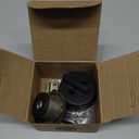 Yale Home Flat Round Single Cylinder, Black Suede Deadbolt