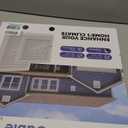 22"x22" Gable Vent Aluminum Alloy  High-Airflow Vent for House & Shed, Rustproof Metal Mesh Blocks Small Animals, Waterproof & Anti-Condensation, Opening 20"x20" Black