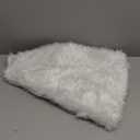 Sattiyrch Faux Fur Christmas Tree Skirt 59",White Xmas Decorations for 10ft-12ft Christmas Tree (White, 59in)