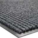 100pointONE Front Door Mat, Heavy Duty Indoor Outdoor Doormat, 72" x 24" Low Profile Outdoor Mats for Home Entrance, Stain and Fade Resistant Welcome Mat Ideal for High Traffic Area, Dark Gray