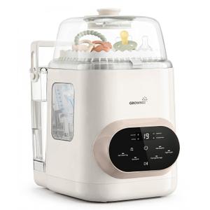 GROWNSY EaseClean Pro Bottle Washer & Sterilizer & Dryer, Visible Cleaning