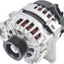 Alternator 150A 12V Replacement for Hyundai Tucson 2016-2021 Kia Soul 2017-2019 2.0L 6-Groove Pulley 37300-2E820 21002