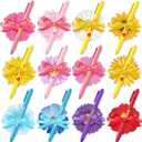 Pasimy 24 Set Flower Sticky Notes and Pens Set Spring Themed Flower Gifts Party Favors Mini Floral Daisy Note Pad Bulk Ballpoint Pen for Easter Women Adults Coworkers(Colorful,Spring)