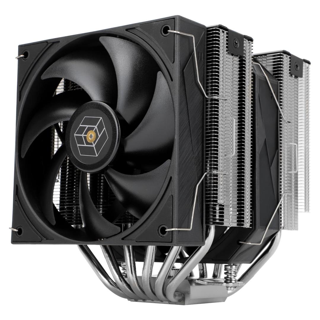 Thermalright Royal Pretor 130 CPU Air Cooler,6 Heat Pipes Dual Towers Cooler,with Dual PWM Fans,1500RPM Speed,Desktop Cooler for Intel 1700/1851/2011/115X/1200,AM5,TL-H12-X28 and TL-HD13-X28 PWM Fan