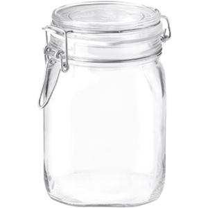 Bormioli Rocco Fido Clear Jar, 33-3/4-Ounce