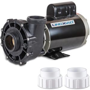 SPA Pump, 4HP Hot Tub Pump - 2 Speed LX SPA Pumps Motor 220-240V, 2" Port, 56 Frame (Model: 56WUA400-II)