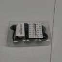 AmazerBath Shower Curtain Hooks, Shower Curtain Rings, Black Metal Shower Curtain Hooks Rust Proof, Decorative Shower Hooks for Shower Curtain, Set of 12