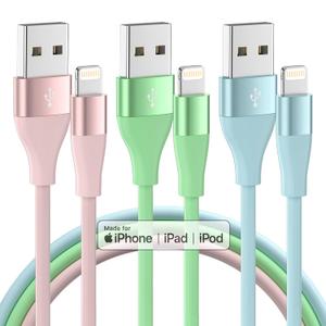 iPhone Charger Fast Charging 3Pack 10FT MFi Certified Lightning Cable