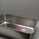Stainless Steel Litter Box, 23.6x15.7"x6" Deep Stainless Steel Cat Litter Box Extra Large, XL Metal Litterbox for Big Cats with High Sides, Non Stick Surface, Easy to Clean