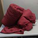 Home Collection 3 Piece Over Size Embossed Solid Color Coverlet Bedspread New # Veronica (Burgundy, King/California King)