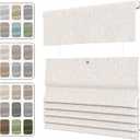 No Drill Top Down Bottom Up Cordless Roman Shade, Blackout or Light Filtering No Tool TDBU Roman Blind for Window, Insulated, Privacy, Custom Size for Home, Office, No Drill TDBU Type